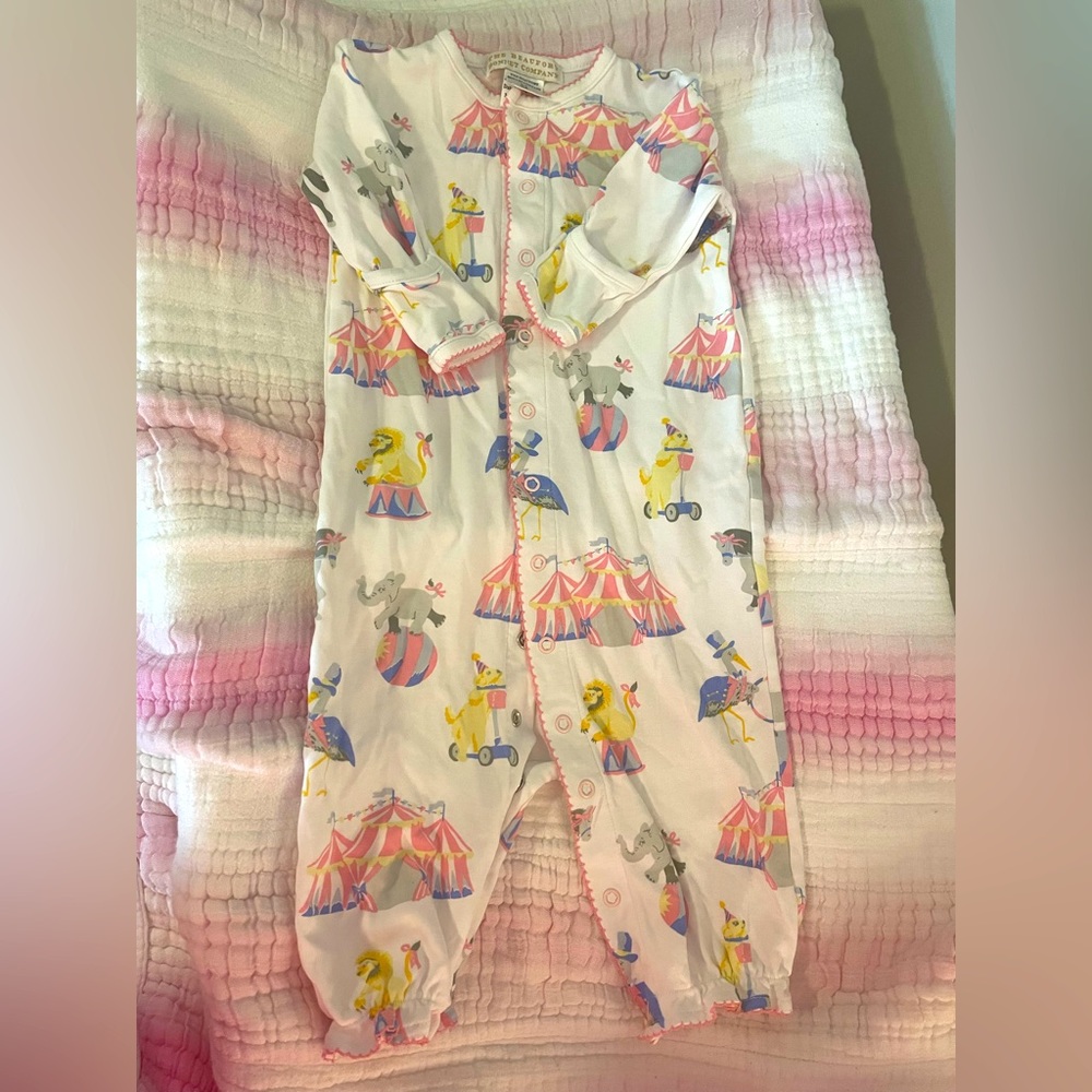 Beaufort Bonnet Company Twinkle, twinkle gown romper  Join Our Circus 0-3m